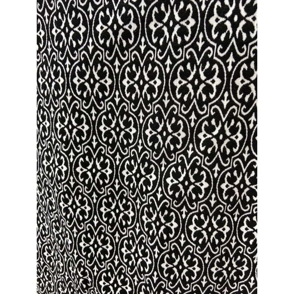 NWT Dress Barn Est 1962 Skirt Women Size‎ 3X Black White Elastic Waist Stretch
